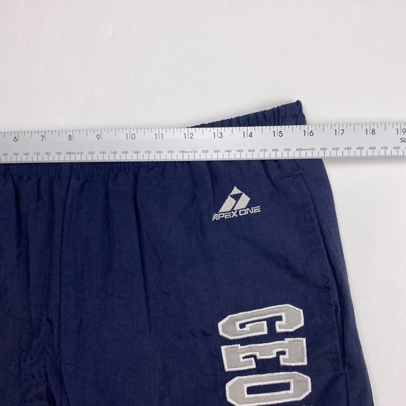 Vintage 90s Georgetown Hoyas Apex One Nylon Windbreaker Pants Mens Medium Track - Picture 9 of 12